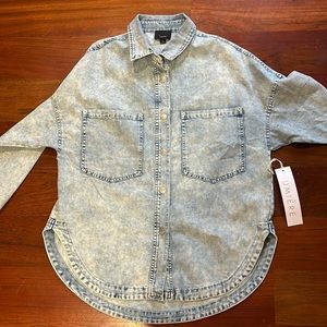Long sleeve denim shirt